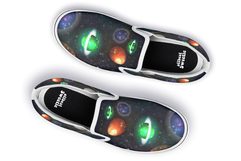 Lost In Space Slip Ons - Offbeat Sweetie