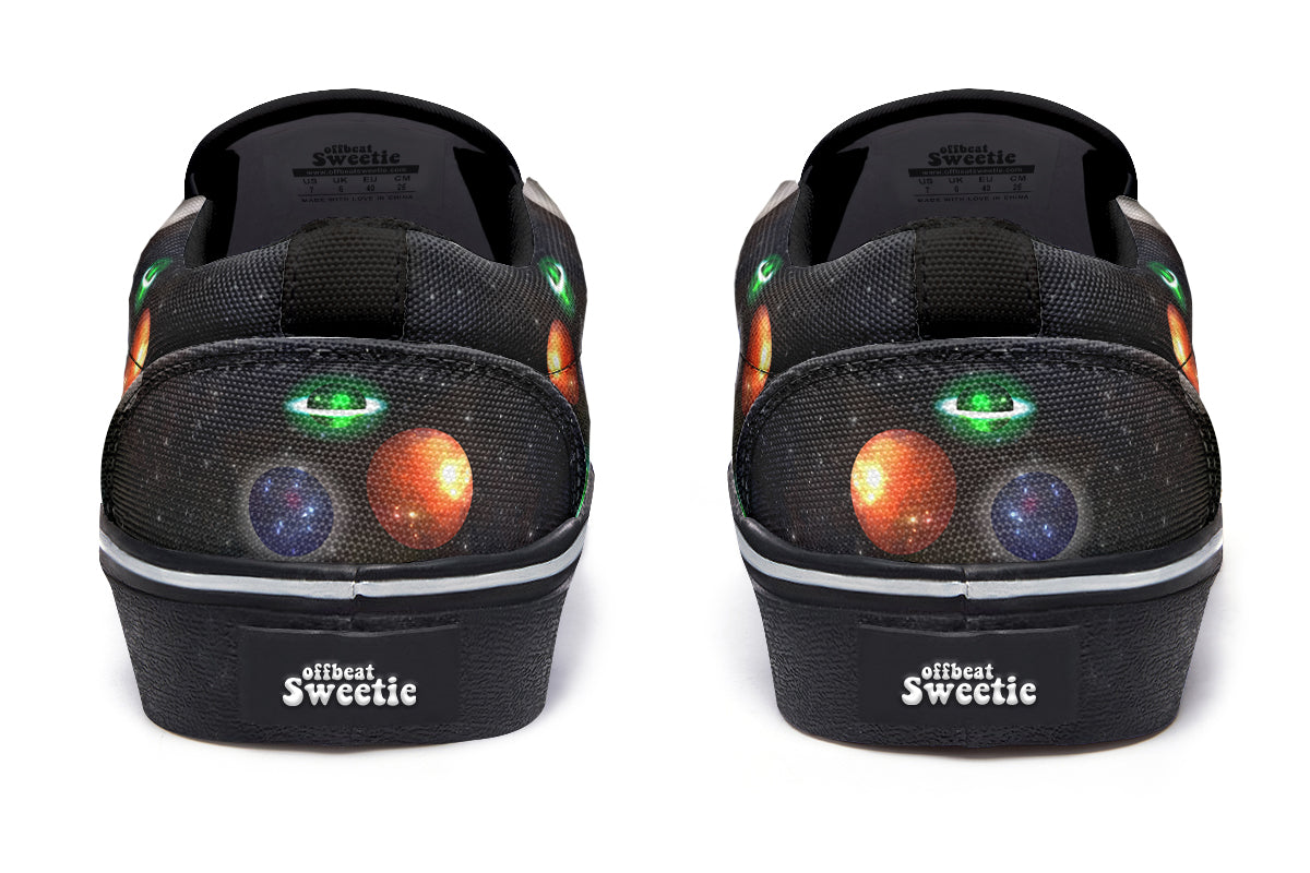 Lost In Space Slip Ons - Offbeat Sweetie