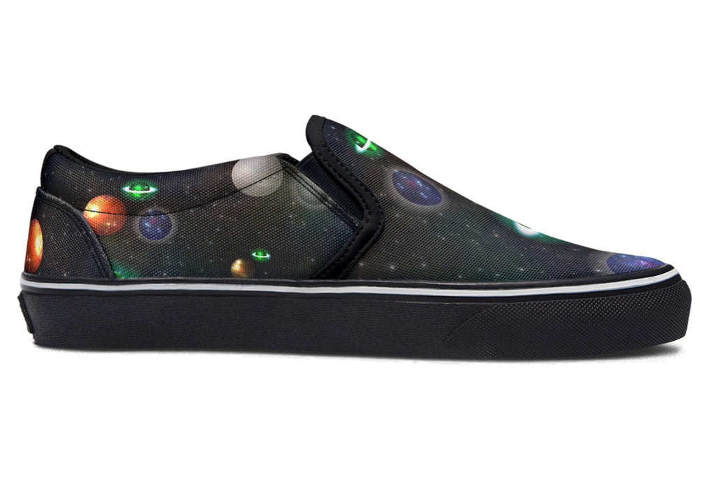 Lost In Space Slip Ons - Offbeat Sweetie