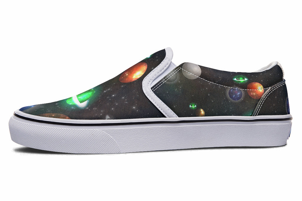 Lost In Space Slip Ons - Offbeat Sweetie