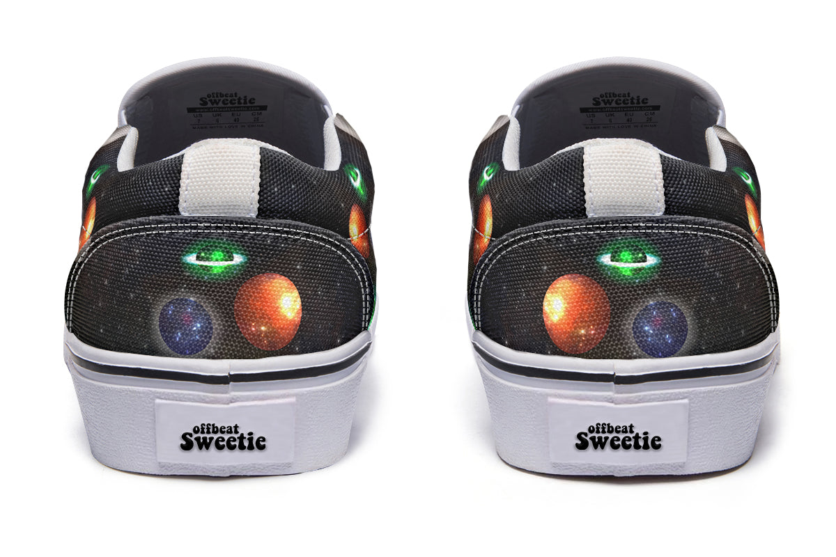 Lost In Space Slip Ons - Offbeat Sweetie