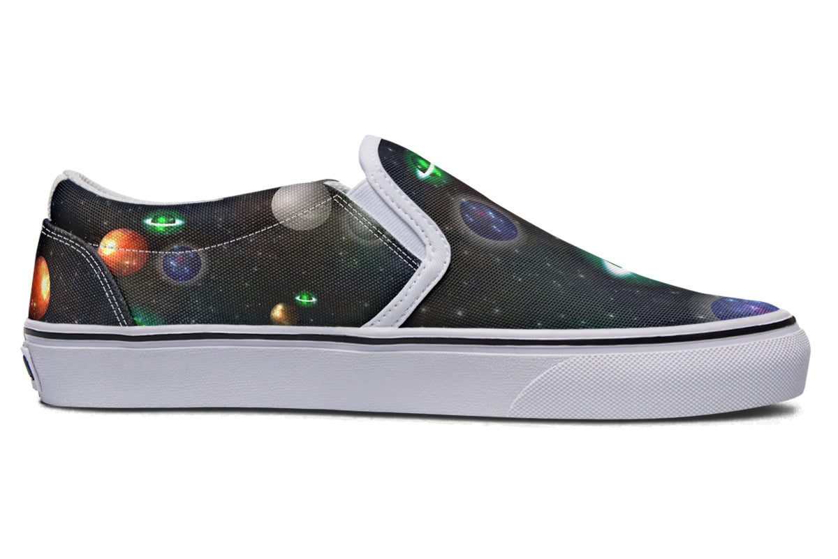 Lost In Space Slip Ons - Offbeat Sweetie