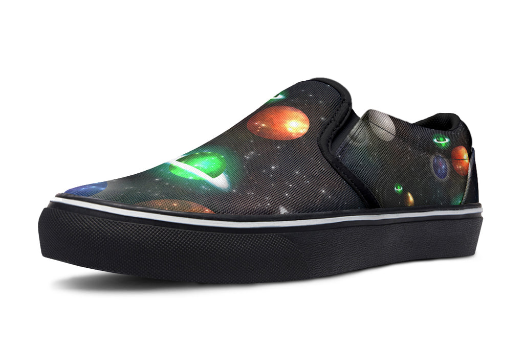 Lost In Space Slip Ons - Offbeat Sweetie