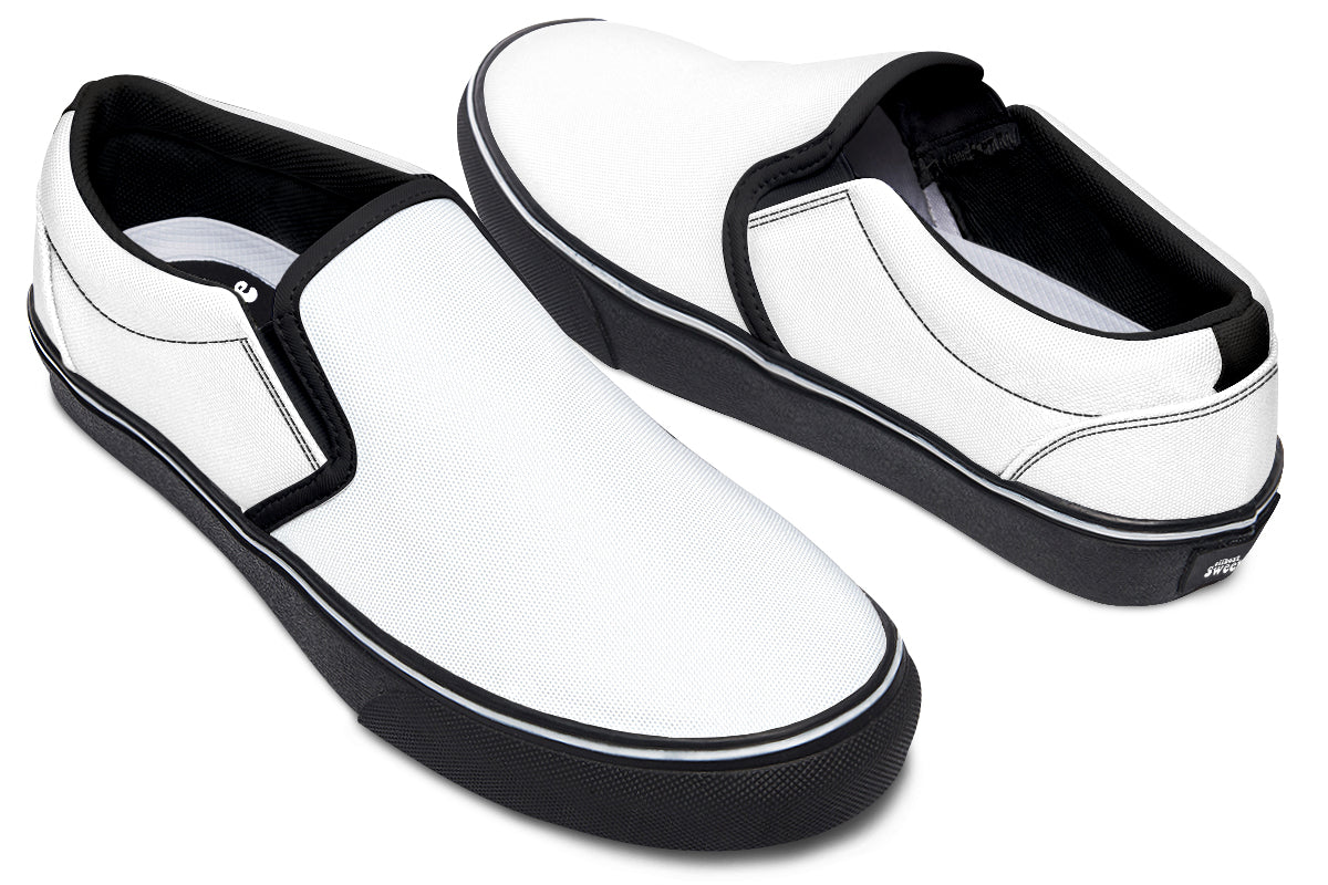 Marshmallow White Slip Ons