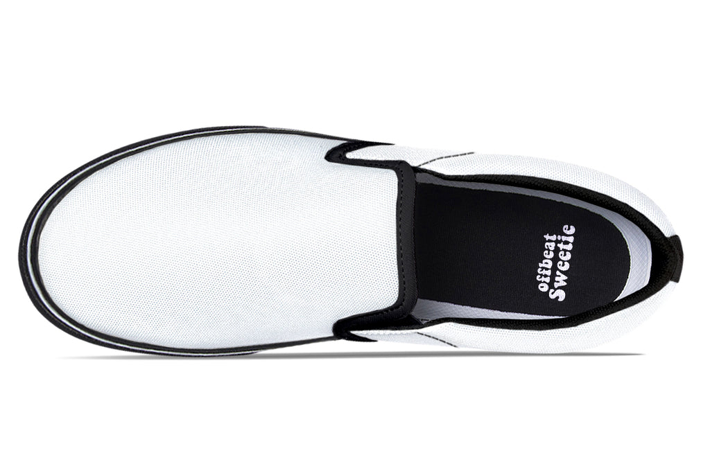 Marshmallow White Slip Ons