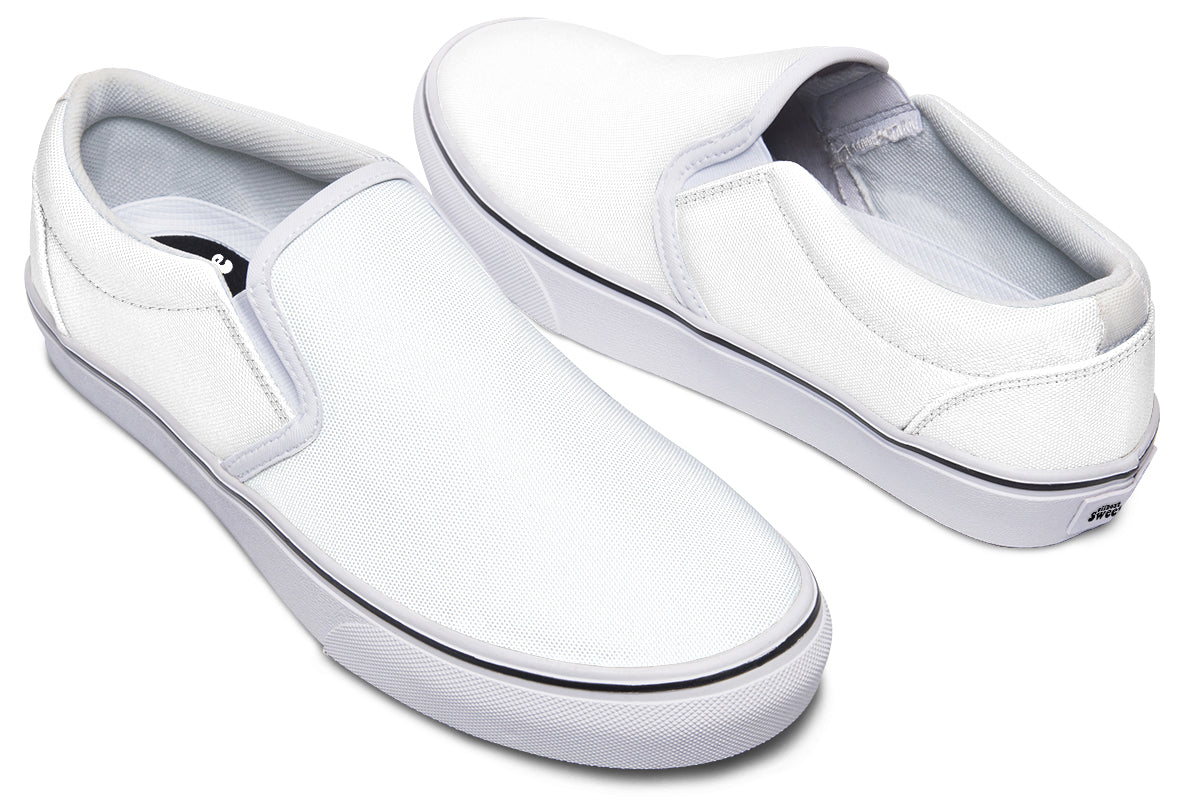 Marshmallow White Slip Ons