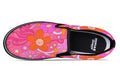 Molly's Mismatched Retro Daisies Slip Ons - Offbeat Sweetie