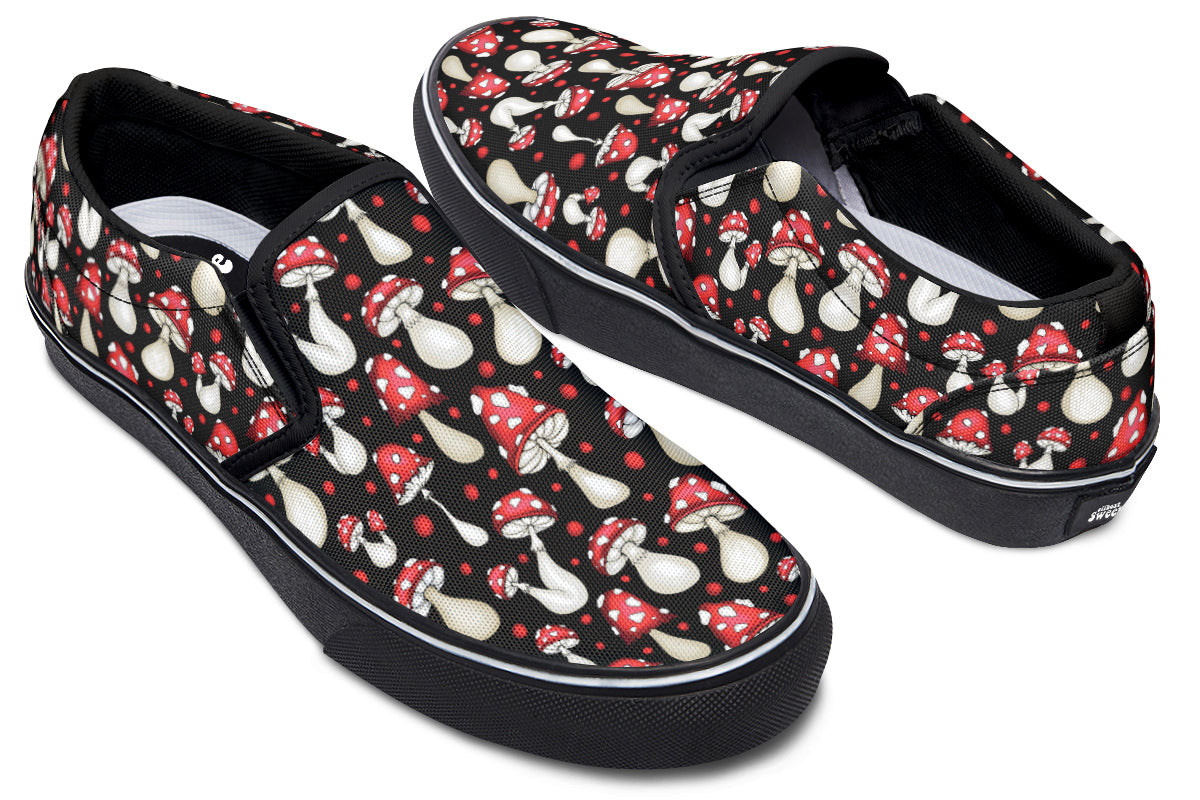 Mushrooms Slip Ons - Offbeat Sweetie