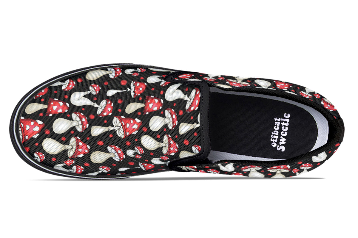 Mushrooms Slip Ons - Offbeat Sweetie