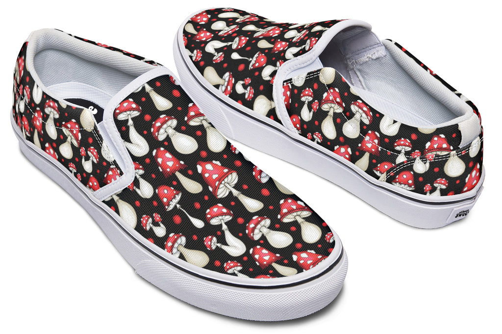 Mushrooms Slip Ons - Offbeat Sweetie