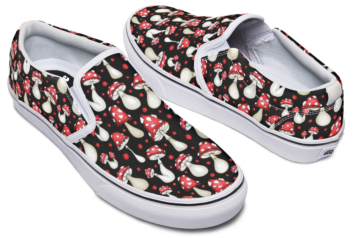 Mushrooms Slip Ons - Offbeat Sweetie