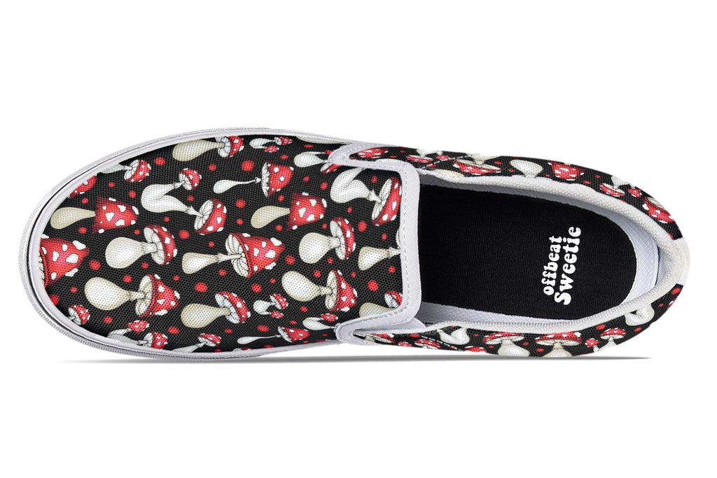 Mushrooms Slip Ons - Offbeat Sweetie