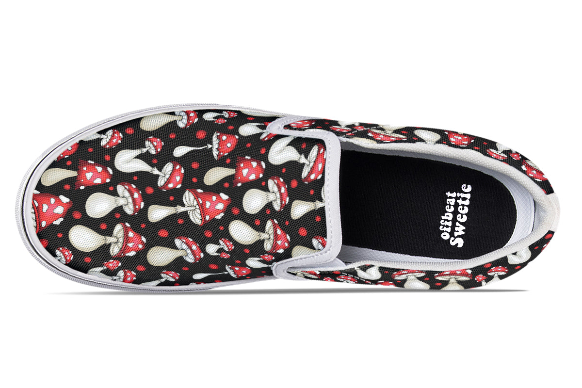 Mushrooms Slip Ons - Offbeat Sweetie