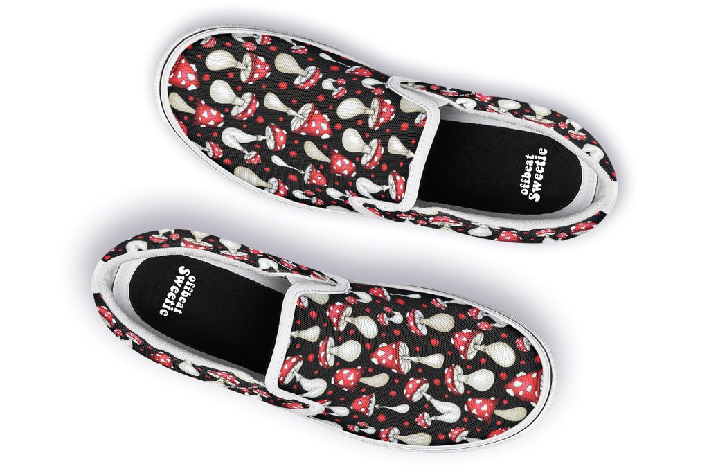 Mushrooms Slip Ons - Offbeat Sweetie