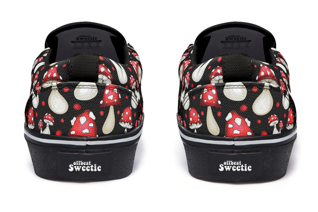Mushrooms Slip Ons - Offbeat Sweetie