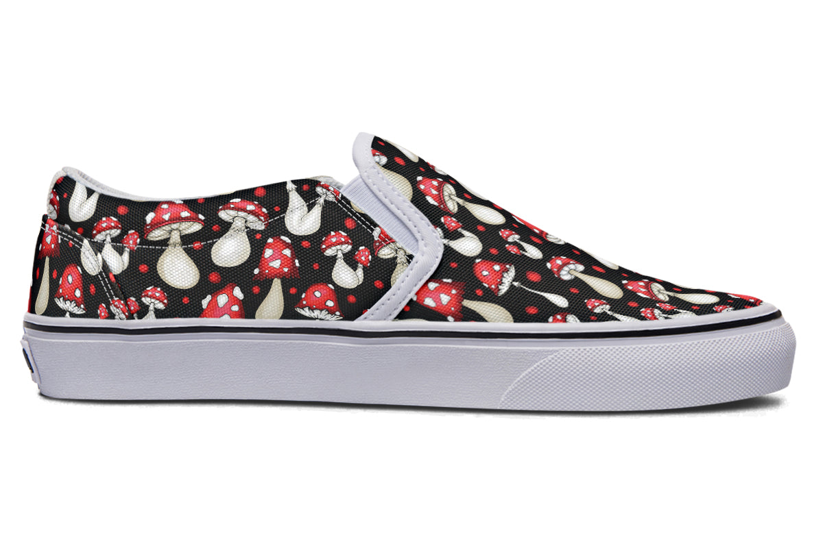 Mushrooms Slip Ons - Offbeat Sweetie