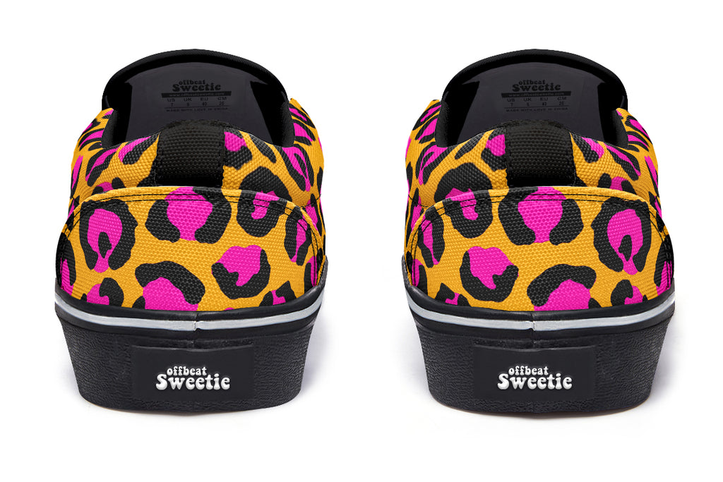 Neon Safari Slip Ons