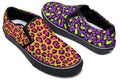 Neon Safari x Zombie Leopard Mismatch Slip Ons