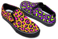 Neon Safari x Zombie Leopard Mismatch Slip Ons