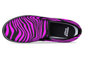 Neon Zebra Fuchsia Slip Ons