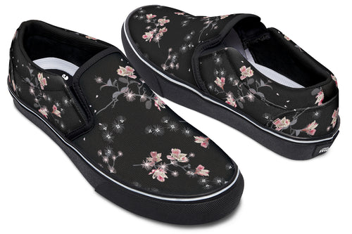 Night Garden Slip Ons - Offbeat Sweetie