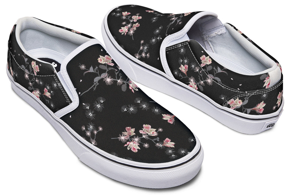 Night Garden Slip Ons - Offbeat Sweetie