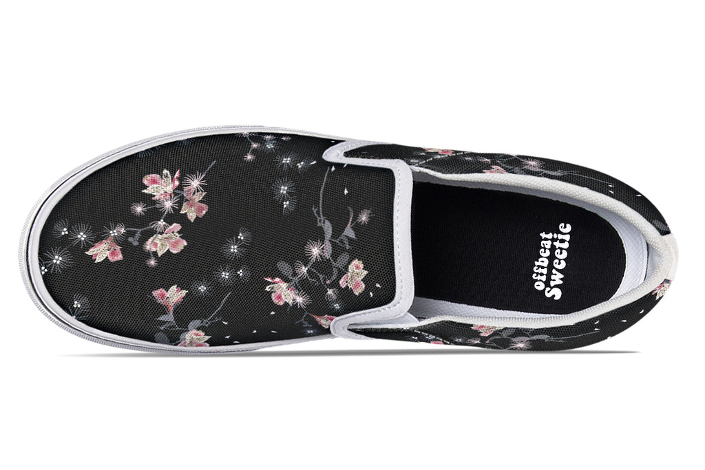 Night Garden Slip Ons - Offbeat Sweetie
