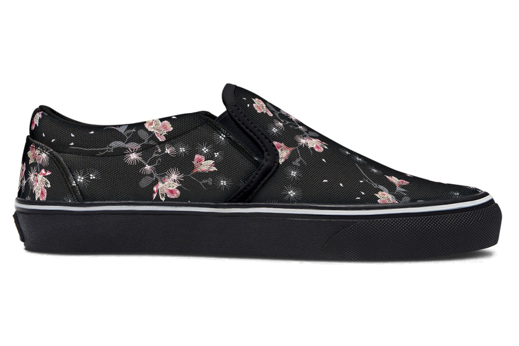 Night Garden Slip Ons - Offbeat Sweetie