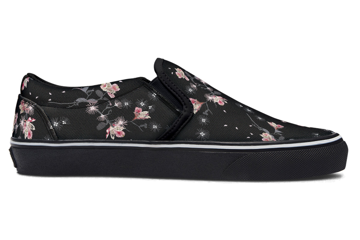 Night Garden Slip Ons - Offbeat Sweetie