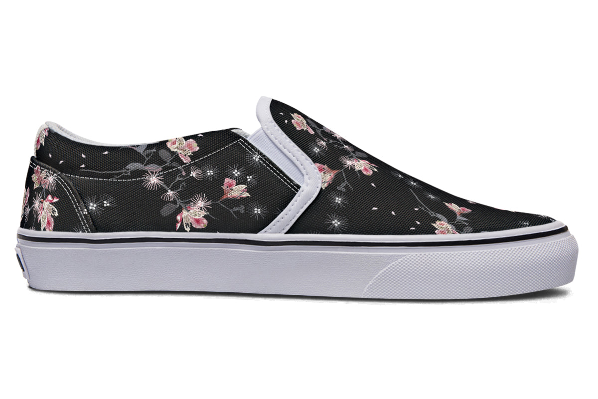 Night Garden Slip Ons - Offbeat Sweetie