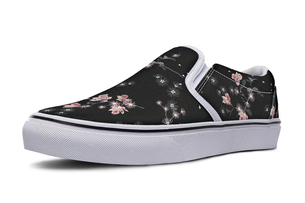 Night Garden Slip Ons - Offbeat Sweetie