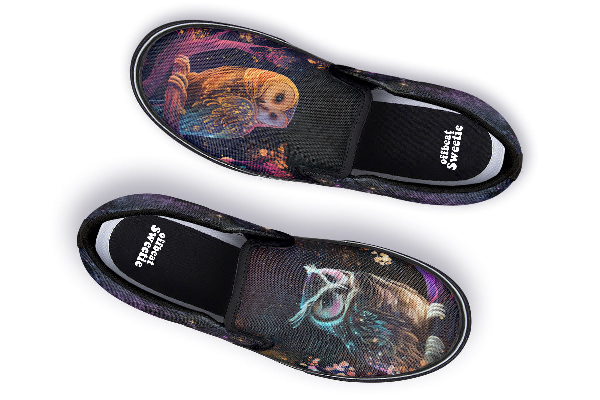 Owls Slip Ons - Offbeat Sweetie