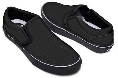 Paint It Black Slip Ons - Offbeat Sweetie