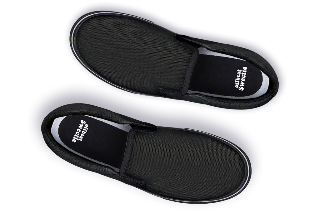 Paint It Black Slip Ons - Offbeat Sweetie
