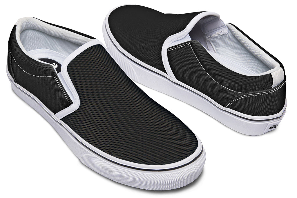 Paint It Black Slip Ons - Offbeat Sweetie