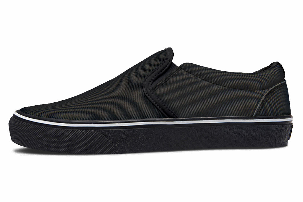 Paint It Black Slip Ons - Offbeat Sweetie