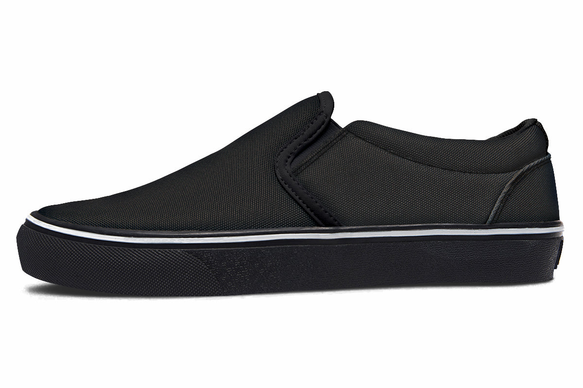 Paint It Black Slip Ons - Offbeat Sweetie