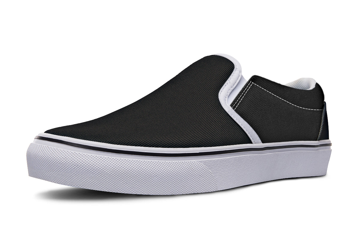 Paint It Black Slip Ons - Offbeat Sweetie