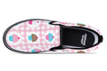 Pink Gingham Cupcakes Slip Ons