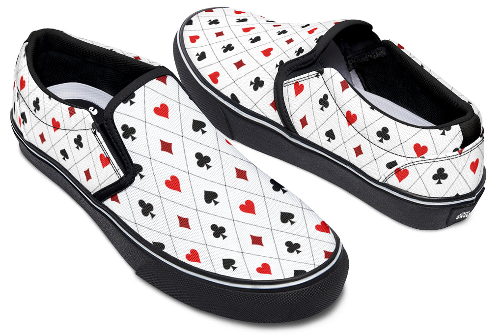 Poker Slip Ons - Offbeat Sweetie