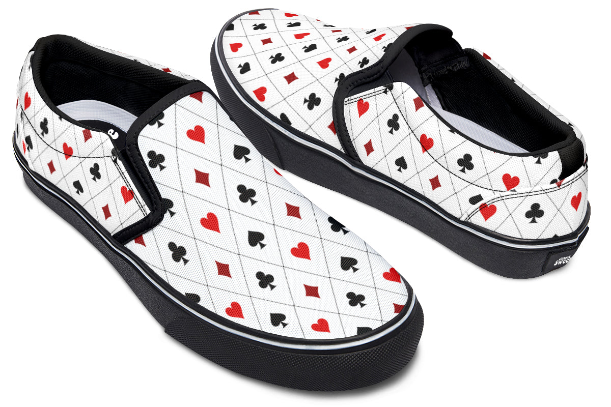 Poker Slip Ons - Offbeat Sweetie