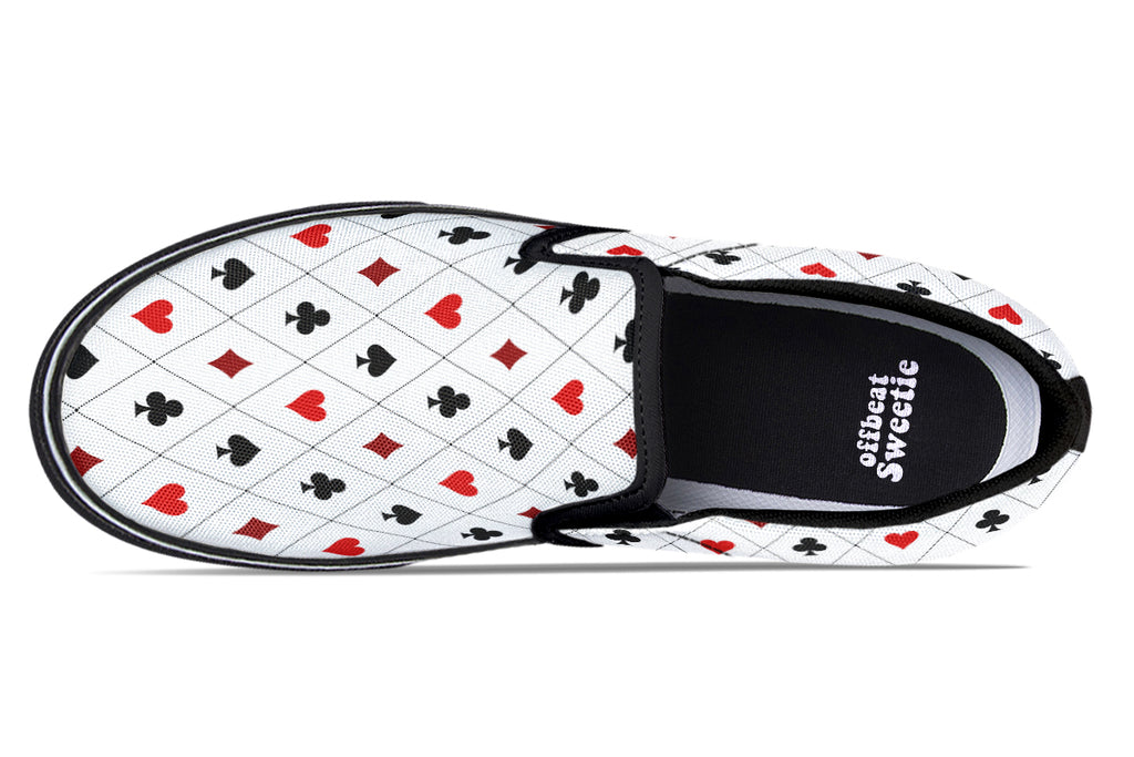 Poker Slip Ons - Offbeat Sweetie