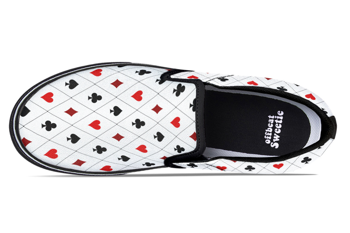Poker Slip Ons - Offbeat Sweetie