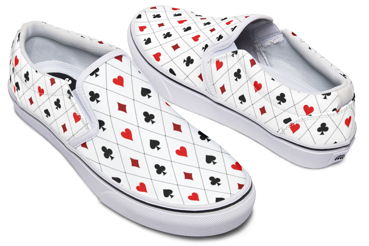 Poker Slip Ons - Offbeat Sweetie