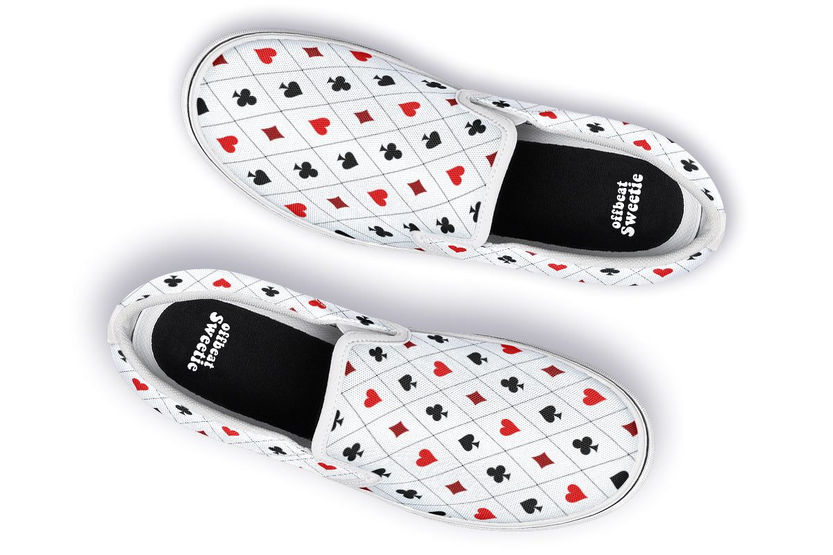 Poker Slip Ons - Offbeat Sweetie