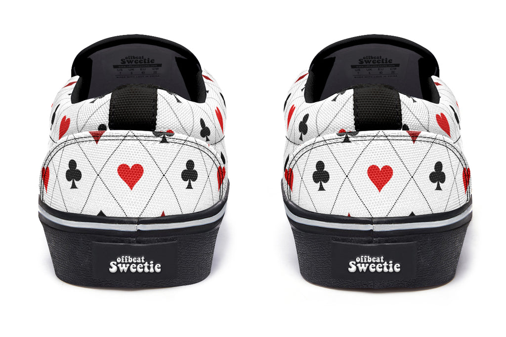 Poker Slip Ons - Offbeat Sweetie