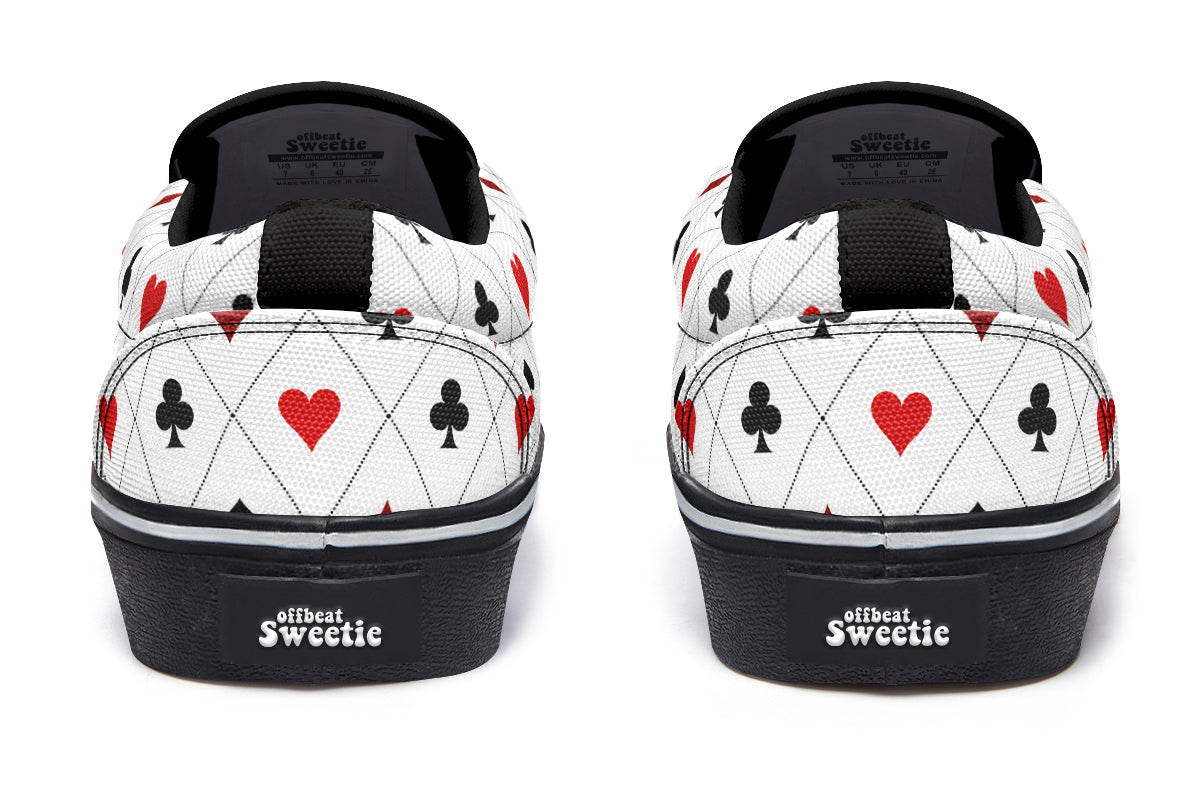 Poker Slip Ons - Offbeat Sweetie