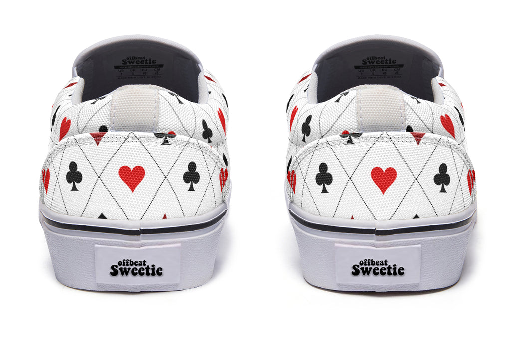 Poker Slip Ons - Offbeat Sweetie