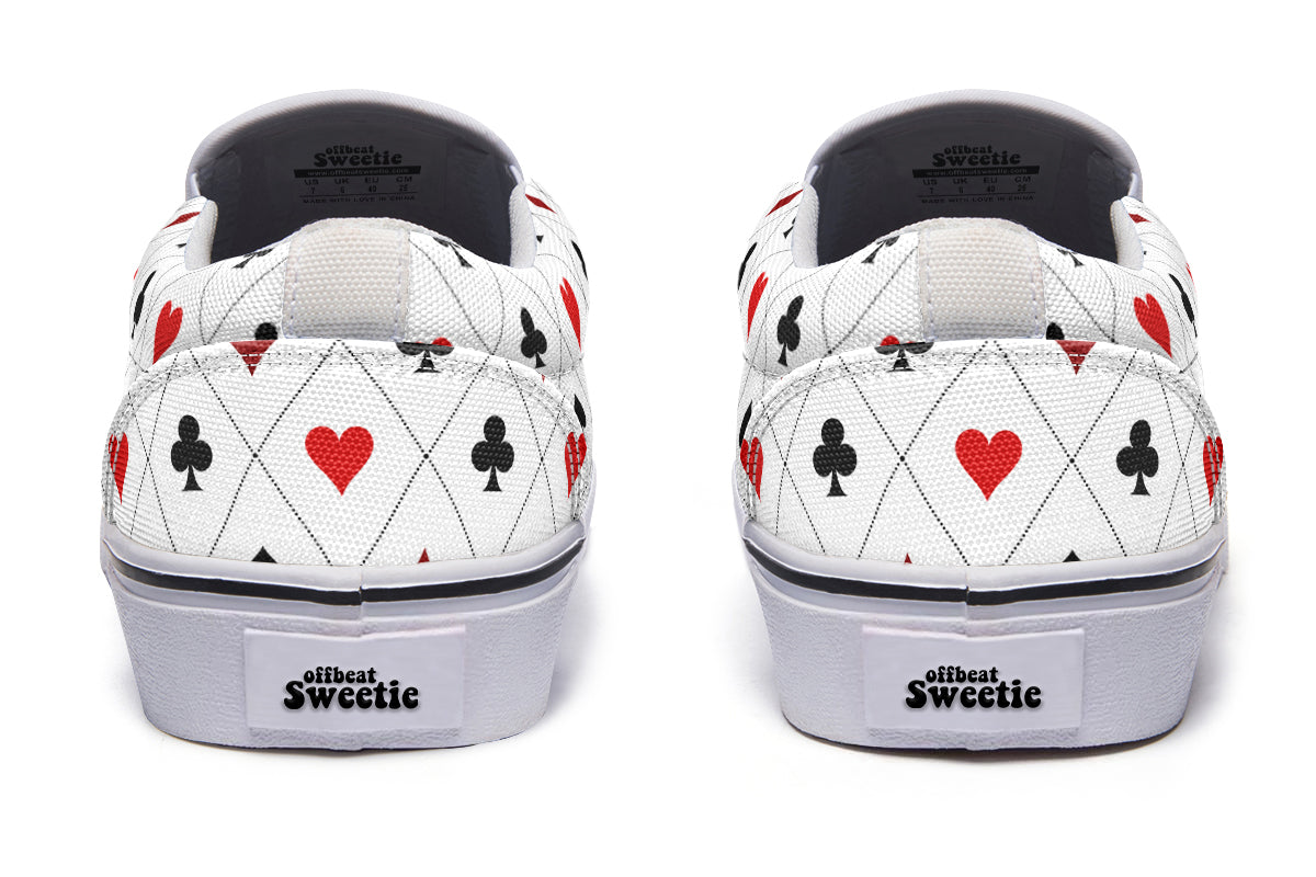 Poker Slip Ons - Offbeat Sweetie