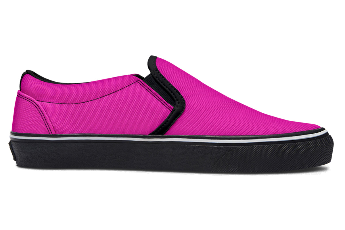 Pretty In Pink Slip Ons - Offbeat Sweetie